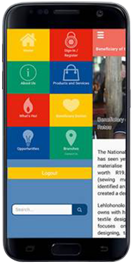 NYDA app screen 1