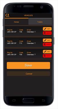 Teralco Logistics app screen 5