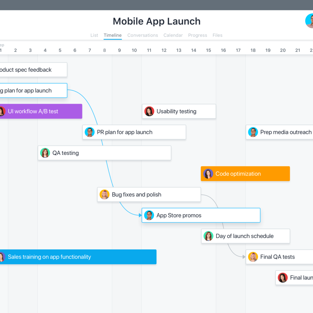 The app development process